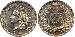 1 Cent Estados Unidos de América (1776 - ) Níquel/Cobre 