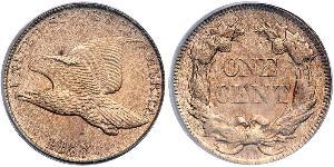 1 Cent Estados Unidos de América (1776 - ) Níquel/Cobre 