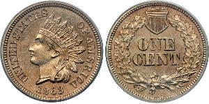 1 Cent Estados Unidos de América (1776 - ) Níquel/Cobre 