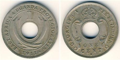 1 Cent África Oriental Níquel/Cobre 