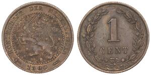 1 Cent Regno dei Paesi Bassi (1815 - ) Rame 