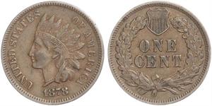 1 Cent Estados Unidos de América (1776 - ) Tin/Cobre/Zinc 