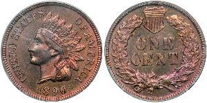 1 Cent Estados Unidos de América (1776 - ) Tin/Cobre/Zinc 