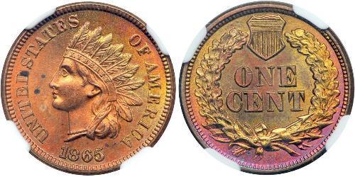 1 Cent Estados Unidos de América (1776 - ) Tin/Cobre/Zinc 