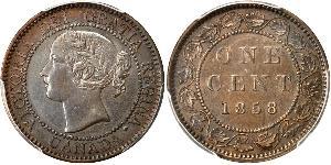1 Cent 加拿大 Tin/銅/Zinc 维多利亚 (英国君主)