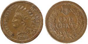 1 Cent 美利堅合眾國 (1776 - ) Tin/銅/Zinc 