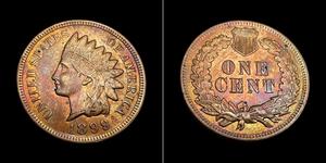 1 Cent 美利堅合眾國 (1776 - ) Tin/銅/Zinc 