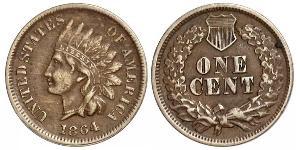 1 Cent 美利堅合眾國 (1776 - ) Tin/銅/Zinc 