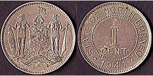 1 Cent Borneo Septentrional (1882-1963)  
