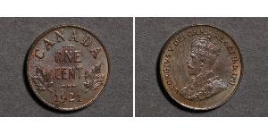 1 Cent Canada  George V of the United Kingdom (1865-1936)
