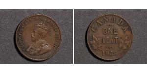 1 Cent Canadá  Jorge V (1865-1936)
