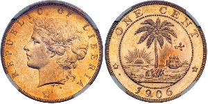 1 Cent 利比里亚 (1847 - )  
