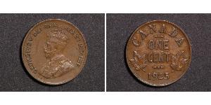 1 Cent 加拿大  乔治五世  (1865-1936)