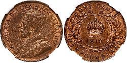1 Цент Ньюфаундленд і Лабрадор Бронза Георг V (1865-1936)
