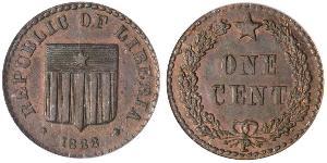1 Cent 利比里亚 (1847 - ) 銅 