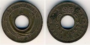 1 Cent 东非 青铜 