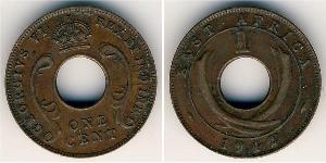 1 Cent 东非 青铜 