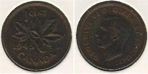 1 Cent 加拿大 青铜 乔治六世 (1895-1952)