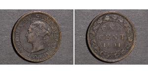 1 Cent 加拿大 青铜 维多利亚 (英国君主)