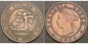 1 Cent 大英帝国 青铜 维多利亚 (英国君主)