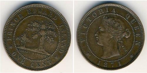1 Cent 大英帝国 青铜 维多利亚 (英国君主)