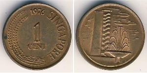 1 Cent 新加坡 青铜 