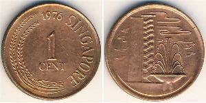1 Cent 新加坡 青铜 