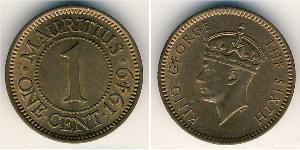 1 Cent 毛里求斯 (1968 - ) 青铜 