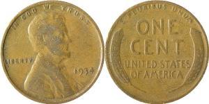 1 Cent 美利堅合眾國 (1776 - ) 青铜 亚伯拉罕·林肯