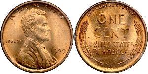 1 Cent 美利堅合眾國 (1776 - ) 青铜 亚伯拉罕·林肯