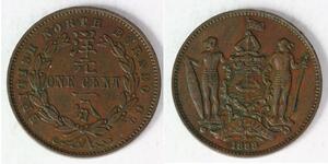 1 Cent 北婆羅洲 青铜/銅 