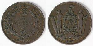 1 Cent 北婆羅洲 青铜/銅 