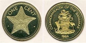 1 Cent Bahamas (1973 - ) 黃銅 