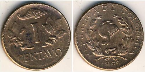 1 Centavo Colombia (1886 - ) Bronzo 