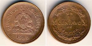 1 Centavo Honduras (1821 - ) Cobre/Acero 