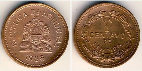 1 Centavo Honduras (1821 - ) Cobre/Acero 