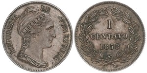 1 Centavo Venezuela (1811 - ) Copper 
