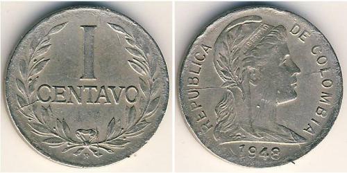 1 Centavo Republique de Colombie (1886 - ) Cuivre/Nickel 