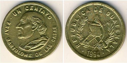 1 Centavo Guatemala (1838 - ) Ottone 