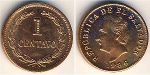 1 Centavo El Salvador (1821 - ) Steel/Copper 