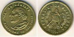 1 Centavo 危地马拉 黃銅 