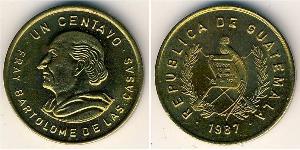 1 Centavo 危地马拉 黃銅 