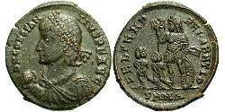 1 Centenionalis Imperio romano (27BC-395) Bronce Constancio II (317 - 361)