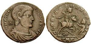 1 Centenionalis Imperio romano (27BC-395) Bronce Magnencio (303-353)