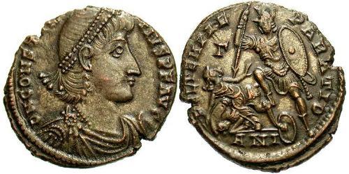 1 Centenionalis Imperio romano (27BC-395) Bronce Constancio II (317 - 361)