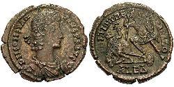 1 Centenionalis Empire romain (27BC-395) Bronze Constance II (317 - 361)