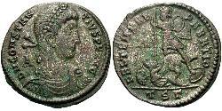 1 Centenionalis Empire romain (27BC-395) Bronze Constance II (317 - 361)