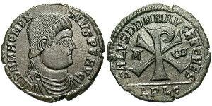 1 Centenionalis Empire romain (27BC-395) Bronze Magnence (303-353)
