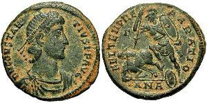 1 Centenionalis Empire romain (27BC-395) Bronze Constance II (317 - 361)