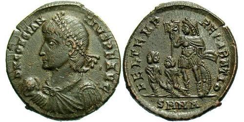 1 Centenionalis Empire romain (27BC-395) Bronze Constance II (317 - 361)